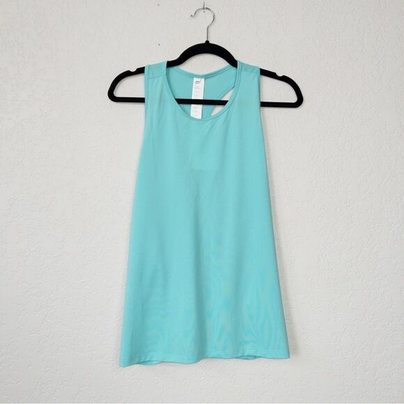 NWT Fabletics Teagan Pool Blue Racerback Tank Size Large - Picture 3 of 6